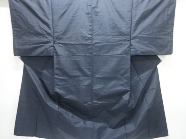 JAPANESE KIMONO FOR MEN / TSUMUGI / WOVEN KASURI